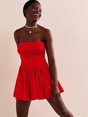 Free People Onda Drop-waist Tube Mini Dress Size Small